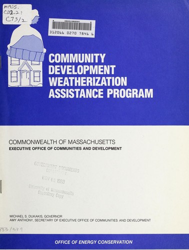 Community development weatherization assistance program
