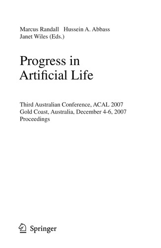 Progress in artificial life