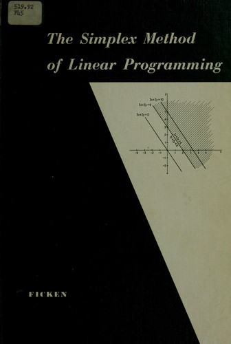 The simplex method of linear programming