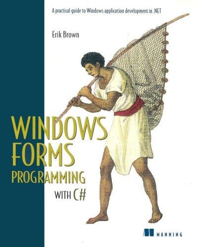 Windows forms programming in C#