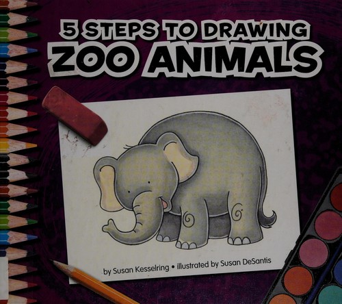 5 steps to drawing zoo animals