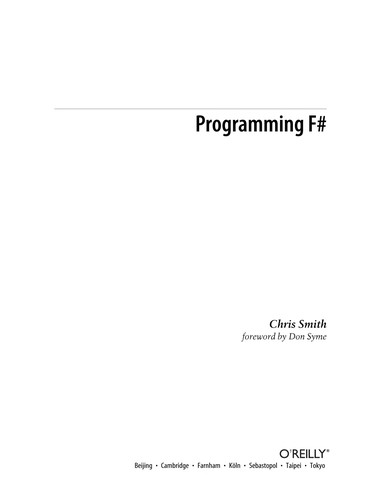 Programming F♯