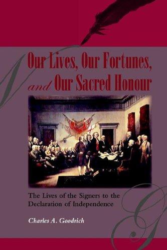 Our Lives, Our Fortunes and Our Sacred Honour