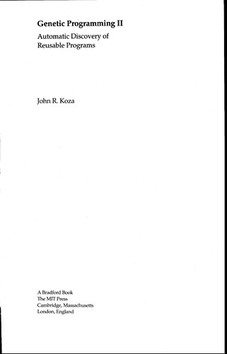 Genetic programming 2