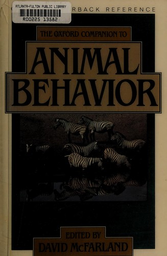 The Oxford companion to animal behaviour