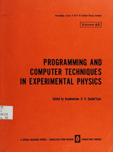 Programming and computer techniques in experimental physics