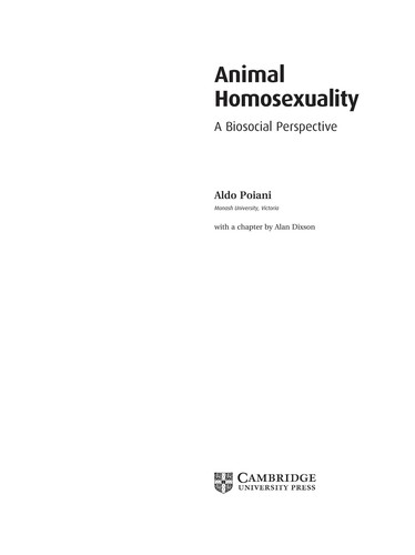 Animal homosexuality
