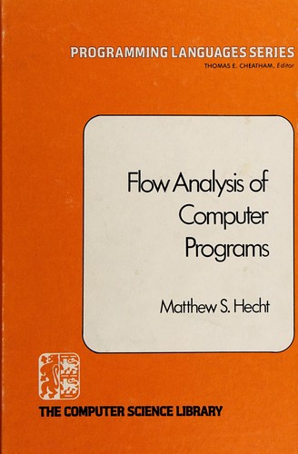 Flow analysis of computer programs