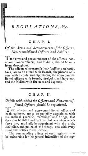 Regulations for the order and discipline of the troops of the United States