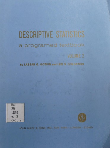 Descriptive statistics