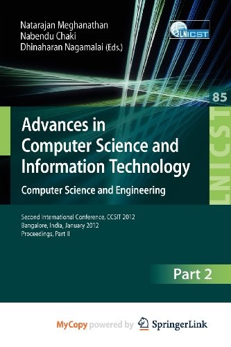 Advances in Computer Science and Information Technology. Computer Science and Engineering