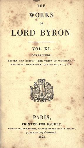 The works of Lord Byron