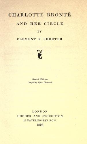 Charlotte Bronte And Her Circle