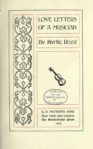 Later love letters of a musician