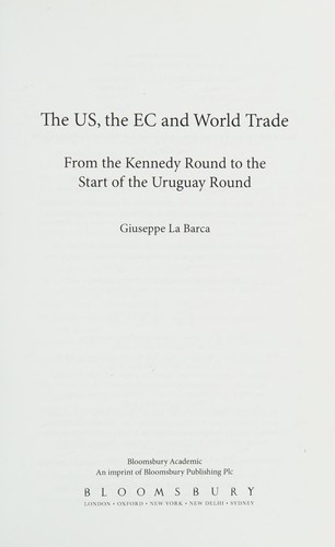 US, the EC and World Trade