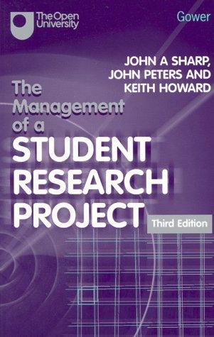 The management of a student research project