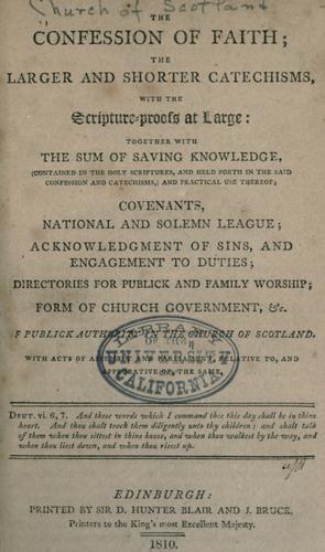 The confession of faith