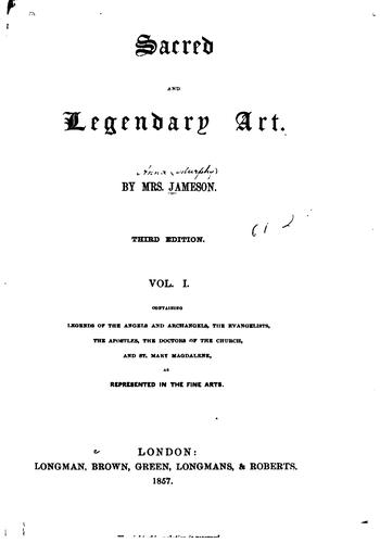 Sacred and legendary art