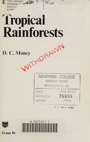 Tropical Rainforests (Environmental Systems)
