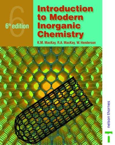 Introduction to modern inorganic chemistry