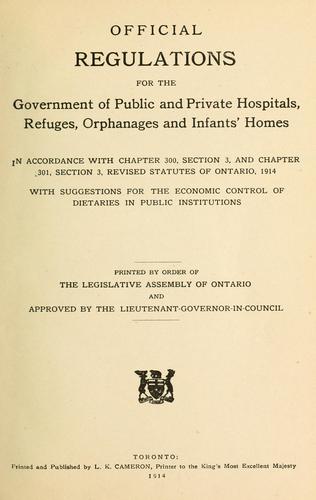 Laws, statutes, etc