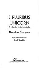 E Pluribus Unicorn
